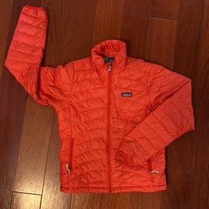 Coral Patagonia puffy jacket